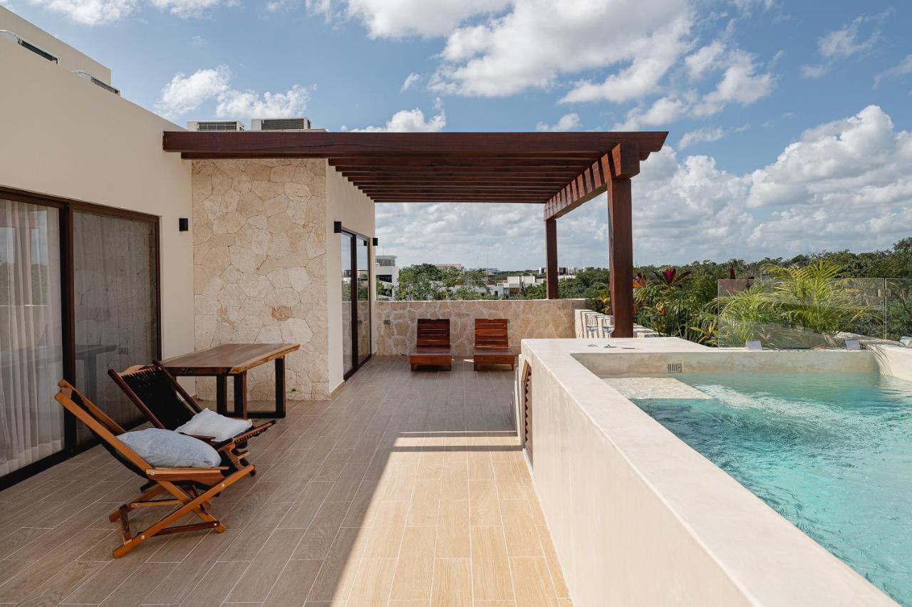 Apartment And Penthouse Blue Luxury Kukulkan Tulum Dış mekan fotoğraf